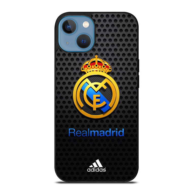 REAL MADRID FC METAL LOGO iPhone 13 Case Cover