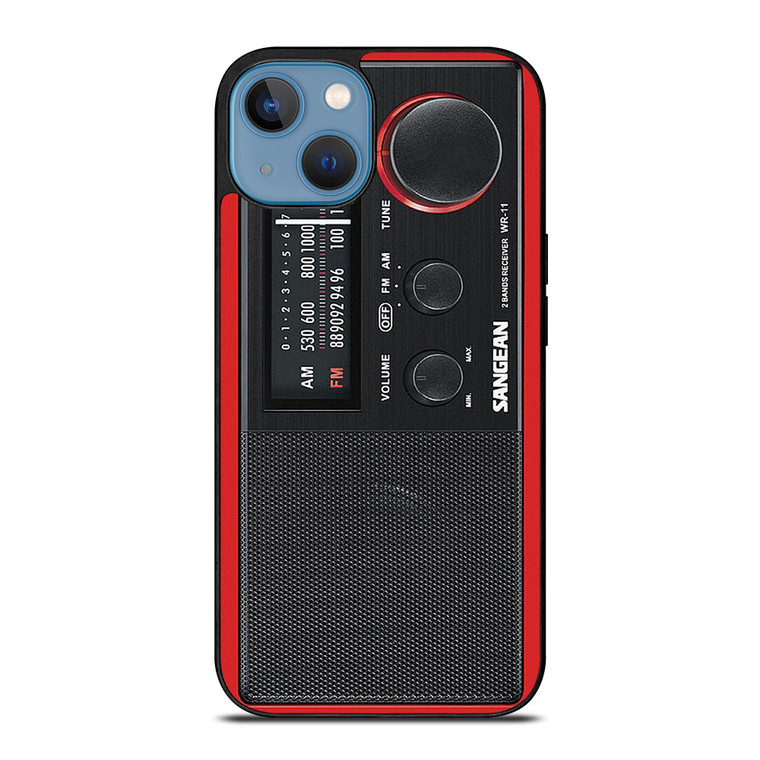 SANGEAN RED RADIO iPhone 13 Case Cover