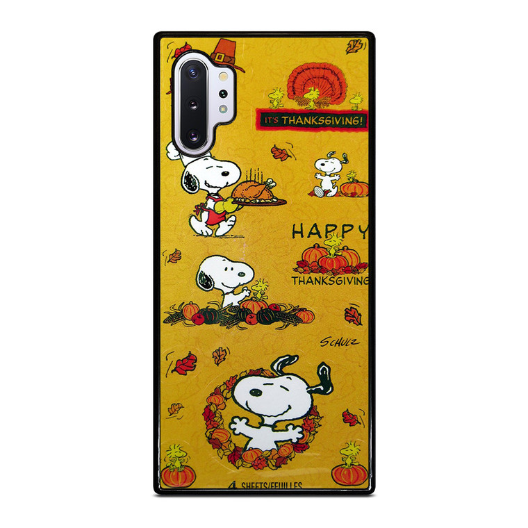 SNOOPY THE PEANUTS THANKSGIVING Samsung Galaxy Note 10 Plus Case Cover