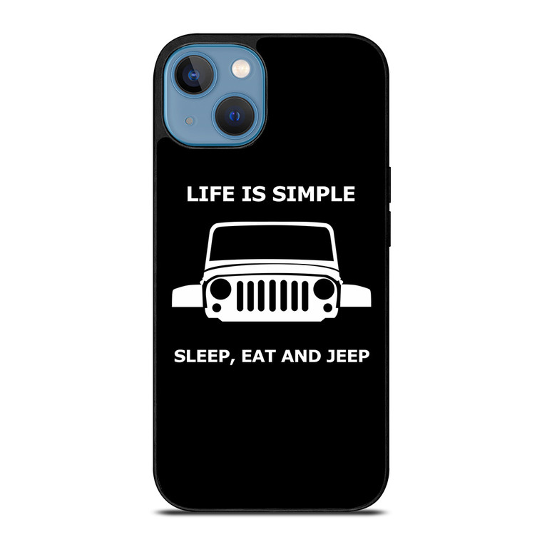 SLEEP EAT AND JEEP iPhone 13 Case Cover