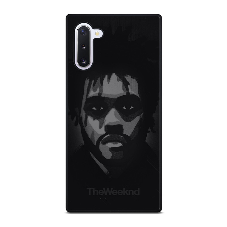 THE WEEKND FACE WHITE BLACK Samsung Galaxy Note 10 Case Cover