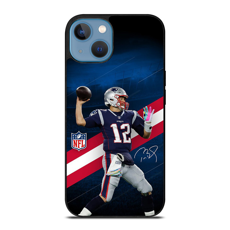 TOM BRADY NEW ENGLAND PATRIOT NFL iPhone 13 Case Cover