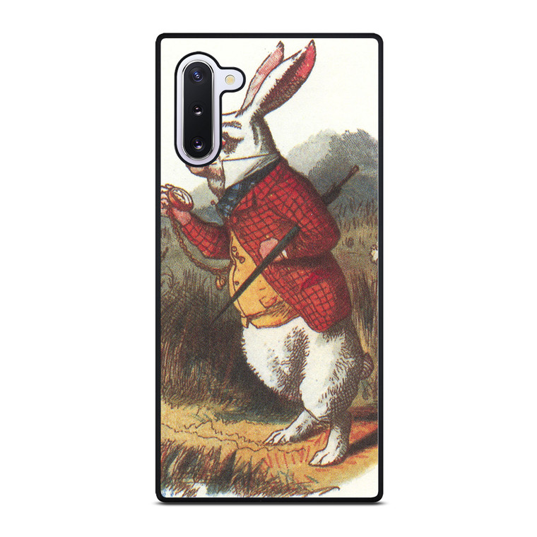 WHITE RABBIT ALICE IN WONDERLAND Disney Samsung Galaxy Note 10 Case Cover