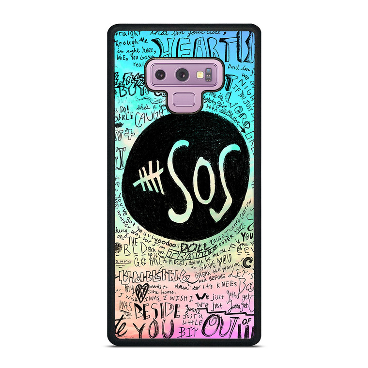 5 SECONDS OF SUMMER 3 5SOS Samsung Galaxy Note 9 Case Cover