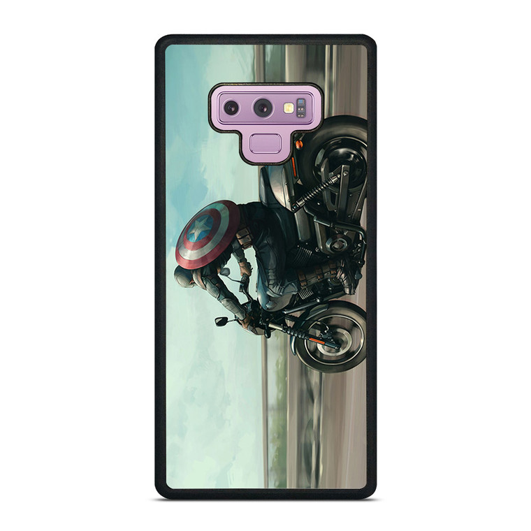 CAPTAIN AMERICA AVENGERS RIDING Samsung Galaxy Note 9 Case Cover