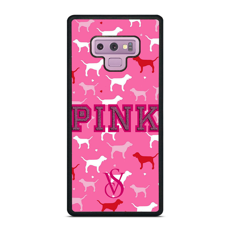 PINK DOG VICTORIA'S SECRET Samsung Galaxy Note 9 Case Cover