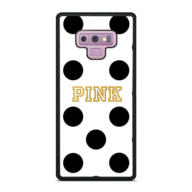 VICTORIA S SECRET PINK POLKADOTS Samsung Galaxy Note 9 Case Cover