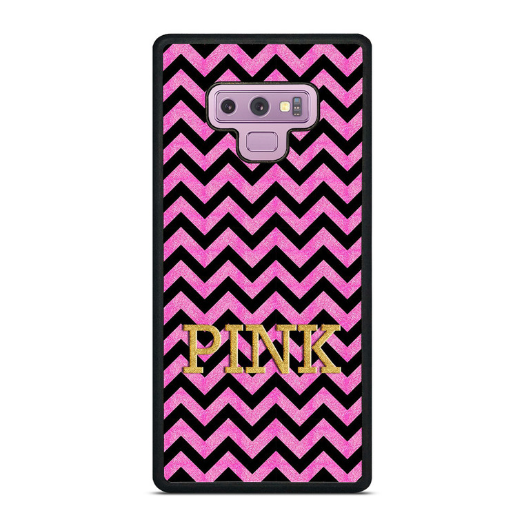 VICTORIA'S SECRET PINK CHEVRON Samsung Galaxy Note 9 Case Cover