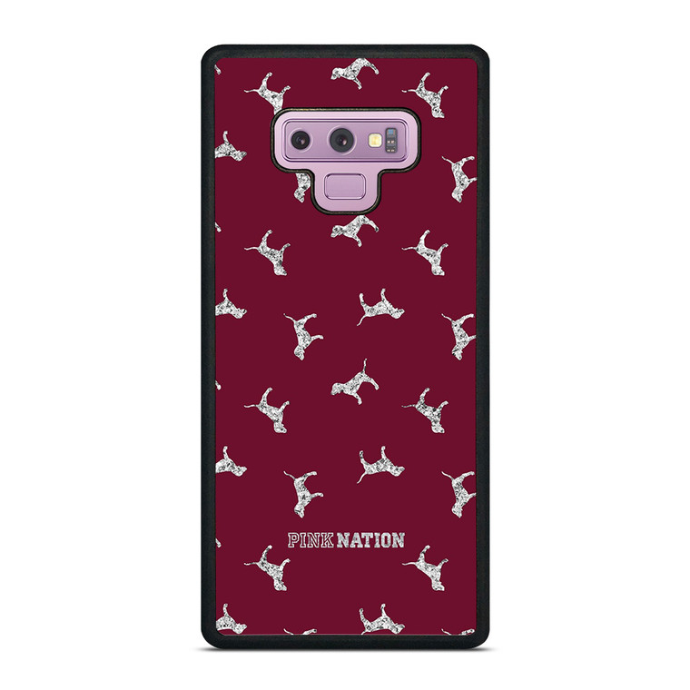 VICTORIA'S SECRET PINK NATION DOG Samsung Galaxy Note 9 Case Cover