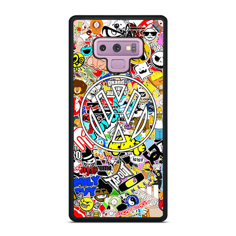 VW STICKER BOMB Samsung Galaxy Note 9 Case Cover