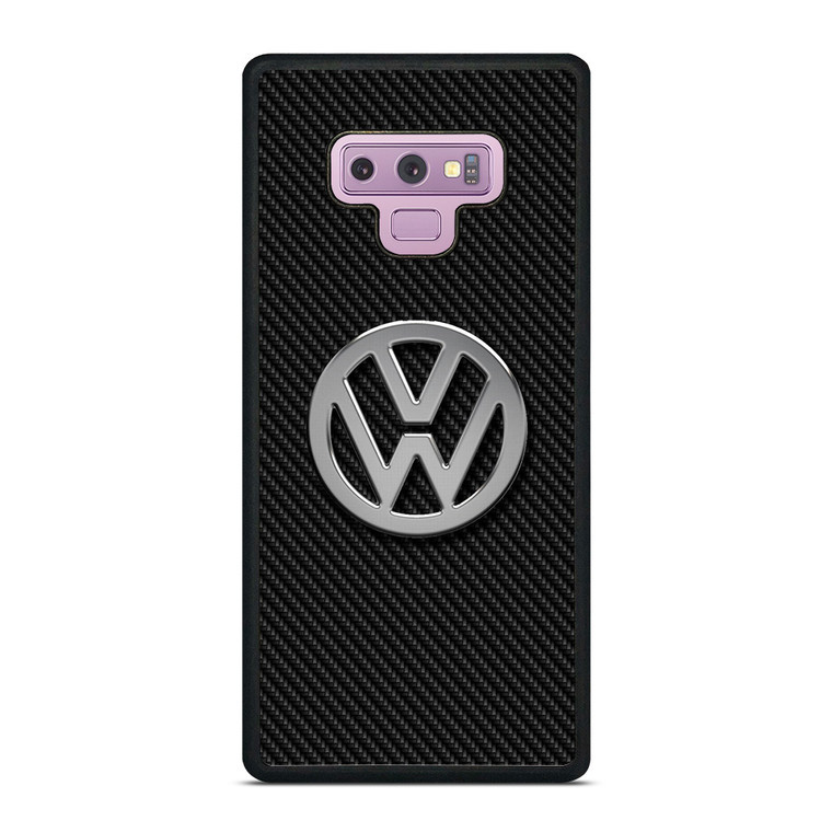 VW VOLKSWAGEN METAL CARBON LOGO Samsung Galaxy Note 9 Case Cover
