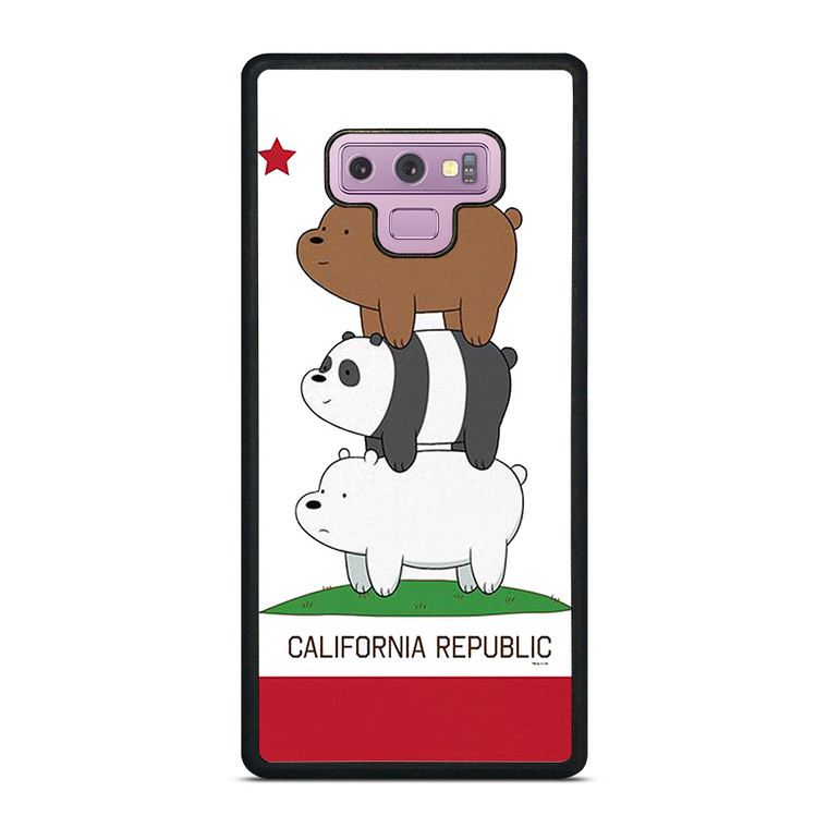 WE BARE BEARS CALIFORNIA REPUBLIC Samsung Galaxy Note 9 Case Cover