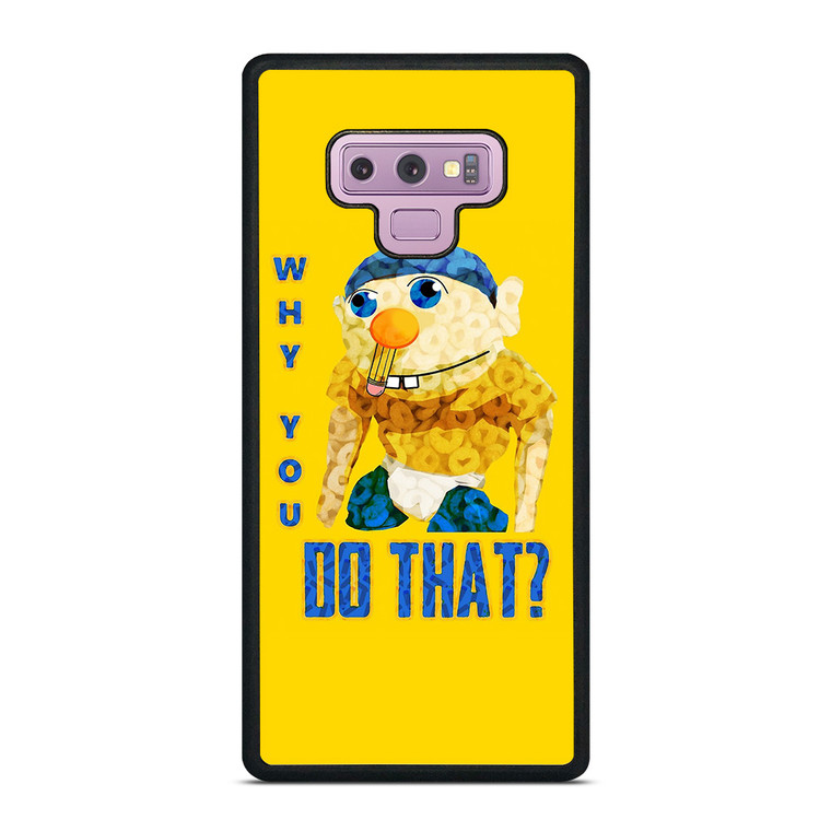 WHY YOU DO THAT SML JEFFY Samsung Galaxy Note 9 Case Cover