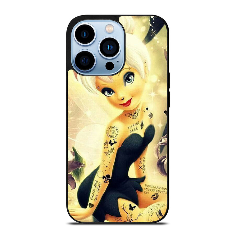 GOTHIC TINKERBELL TATTOO DISNEY iPhone 13 Pro Max Case Cover