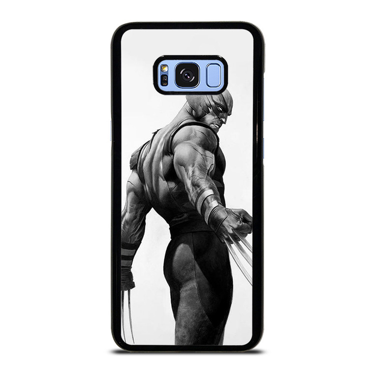 WOLVERINE X-MEN BLACK WHITE ART Samsung Galaxy S8 Plus Case Cover