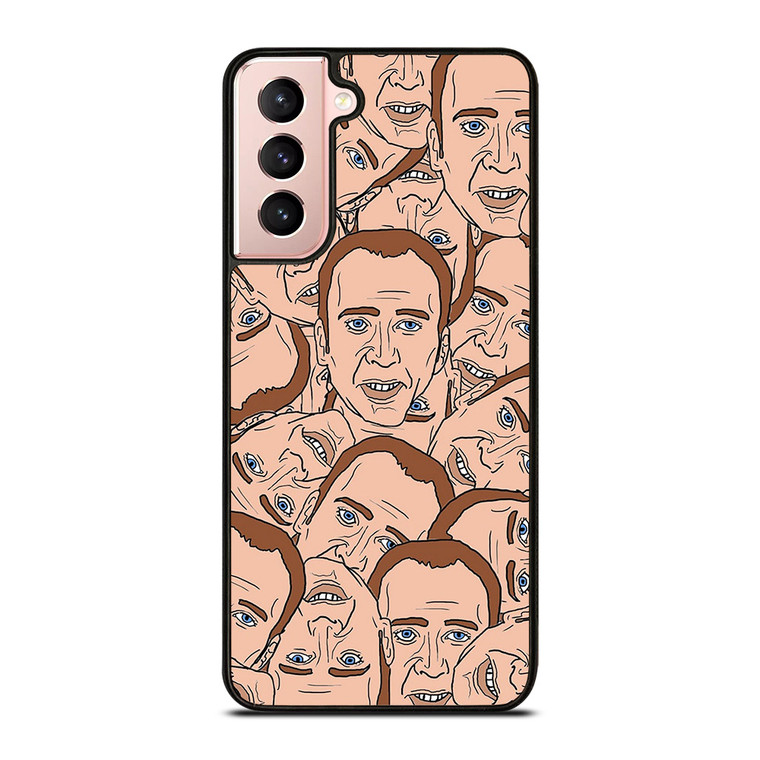 NICOLAS CAGE COLLAGE Samsung Galaxy S21 Case Cover