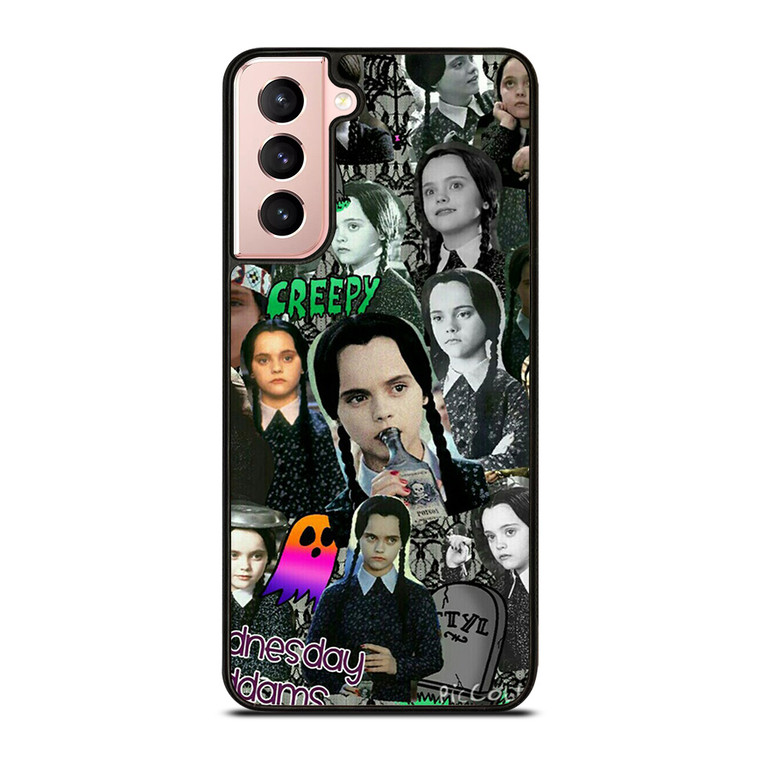 WEDNESDAY ADDAMS COLLAGE Samsung Galaxy S21 Case Cover