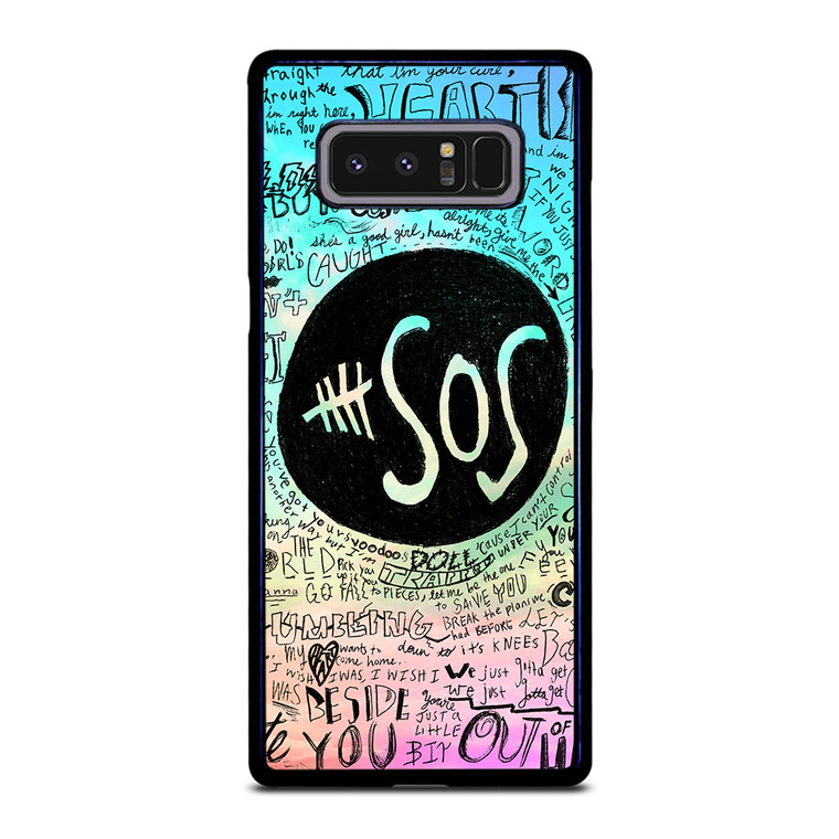 5 SECONDS OF SUMMER 3 5SOS Samsung Galaxy Note 8 Case Cover