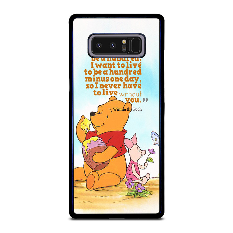 WINNIE THE POOH QUOTE Disney Samsung Galaxy Note 8 Case Cover