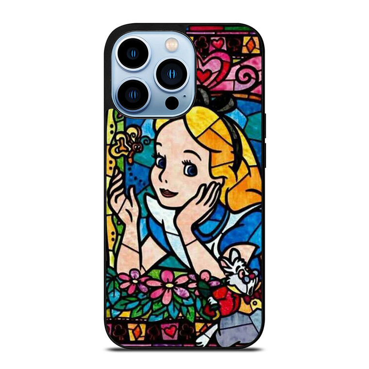 ALICE IN WONDERLAND GLASS DISNEY iPhone Case Cover