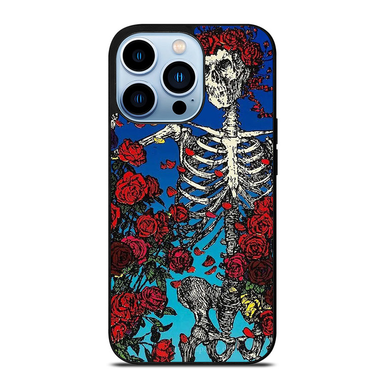 GRATEFUL DEAD SKULL AND ROSE iPhone Case Cover