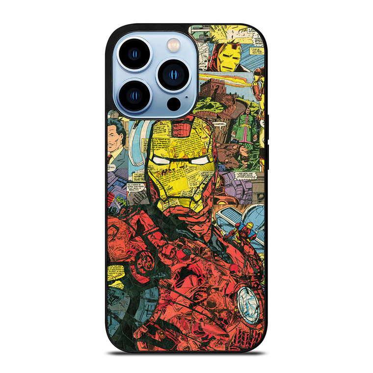 IRON MAN COMIC COLLAGE iPhone Case Cover