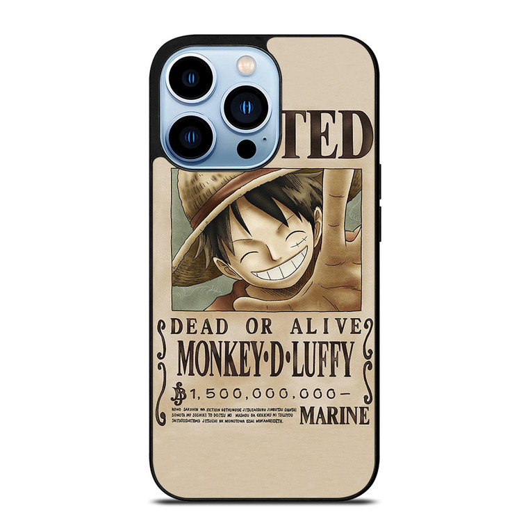 ONE PIECE MONKEY D LUFFY WANTED iPhone Case Cover