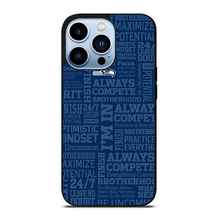 SEATTLE SEAHAWKS NFL QUOTE iPhone Case Cover