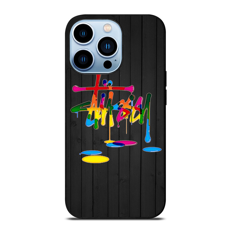 STUSSY PAINT LOGO iPhone Case Cover