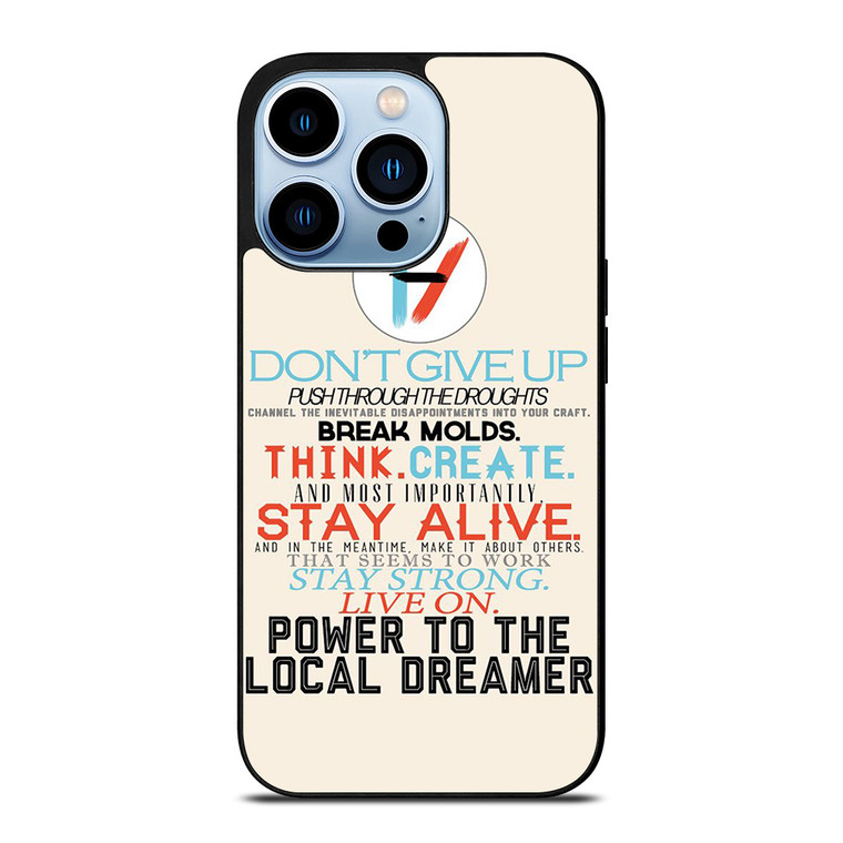 TWENTY ONE PILOTS TITLES iPhone Case Cover