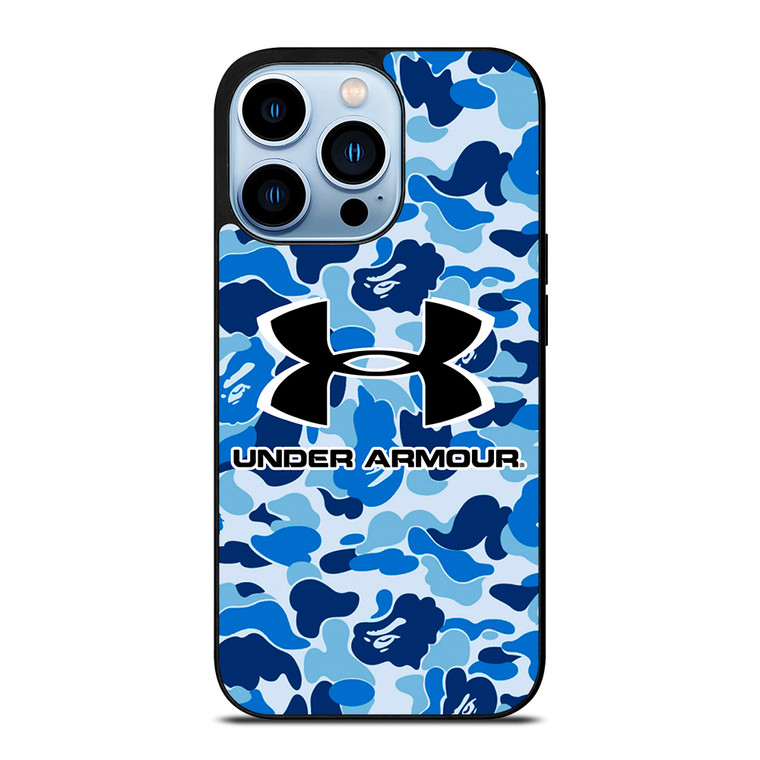 UNDER ARMOUR BLUE CAMO BAPE iPhone Case Cover