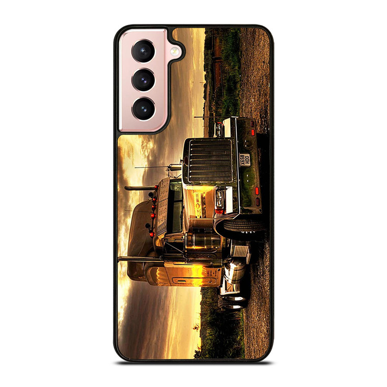 PETERBILT TRUCK GOLD Samsung Galaxy Case Cover