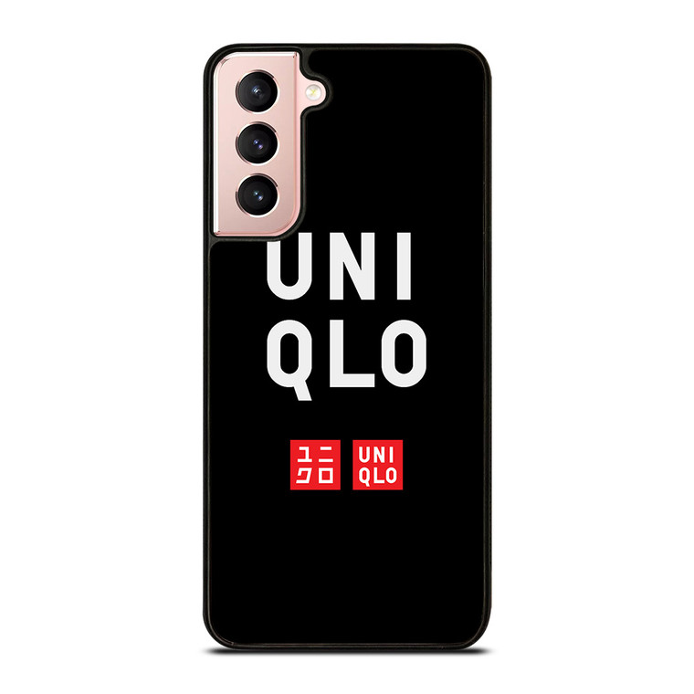 UNIQLO LOGO BLACK 2 Samsung Galaxy Case Cover