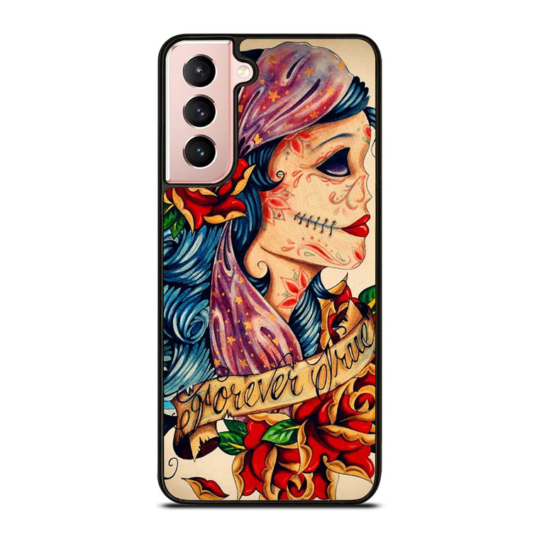 VINTAGE SUGAR SCHOOL TATTOO Samsung Galaxy Case Cover