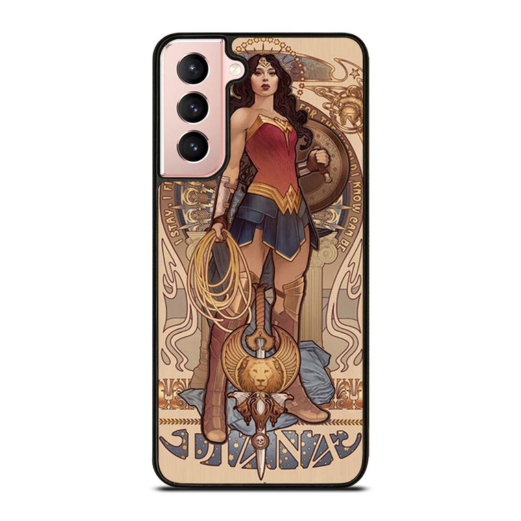 WONDER WOMAN DIANA ART Samsung Galaxy Case Cover