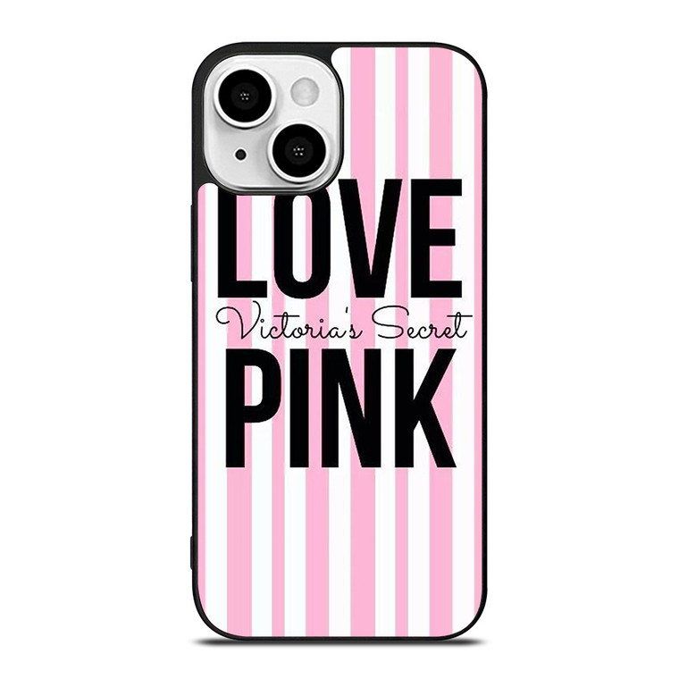 LOVE VICTORIA'S SECRET PINK LOGO iPhone 13 Mini Case Cover