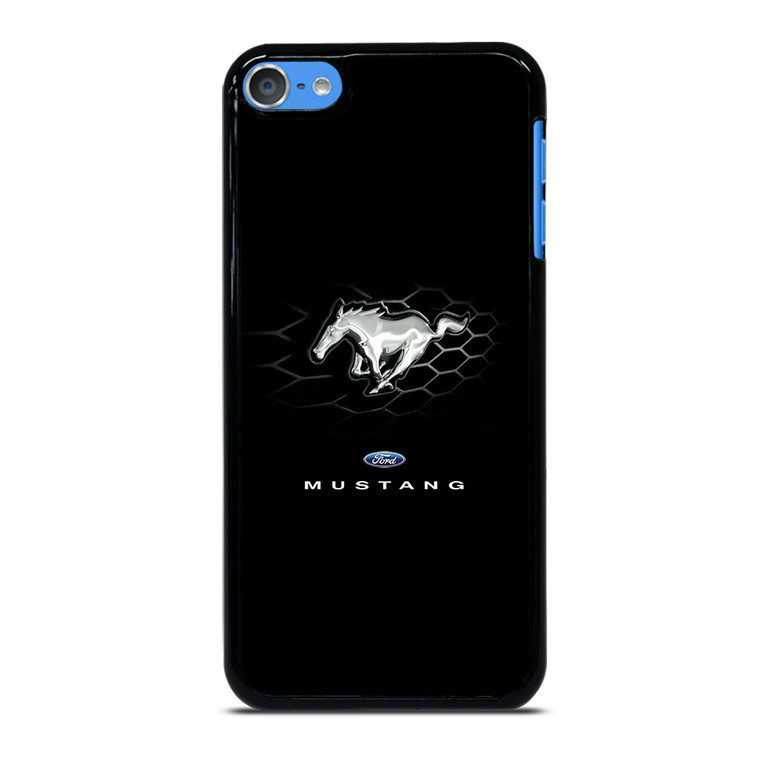 FORD MUSTANG LOGO BLACK iPod Touch 7 Case Cover