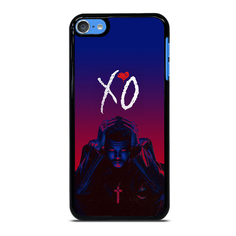 THE WEEKND XO LOGO RED BLUE iPod Touch 7 Case Cover