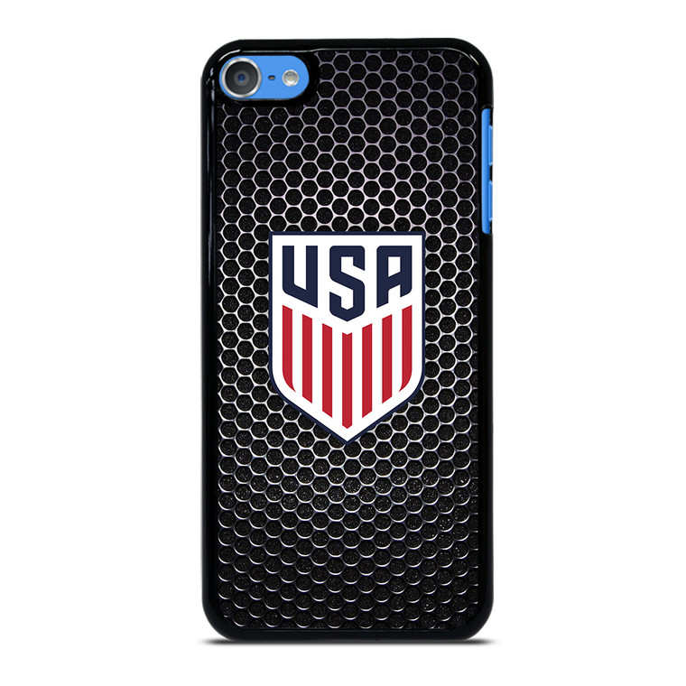 USA SOCCER LOGO CARBON iPod Touch 7 Case Cover