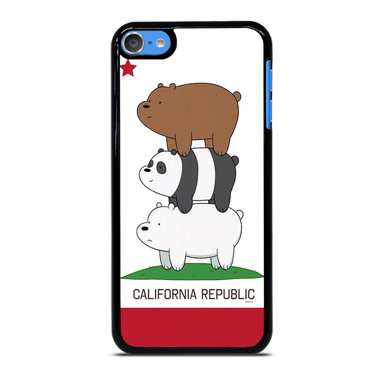 WE BARE BEARS CALIFORNIA REPUBLIC iPod Touch 7 Case Cover