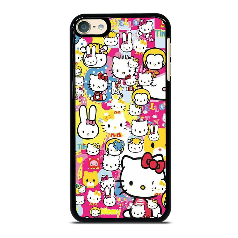 HELLO KITTY STICKER BOMB iPod Touch 6 Case Cover