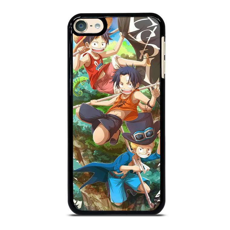 ONE PIECE LUFFY SABO ACE KID iPod Touch 6 Case Cover