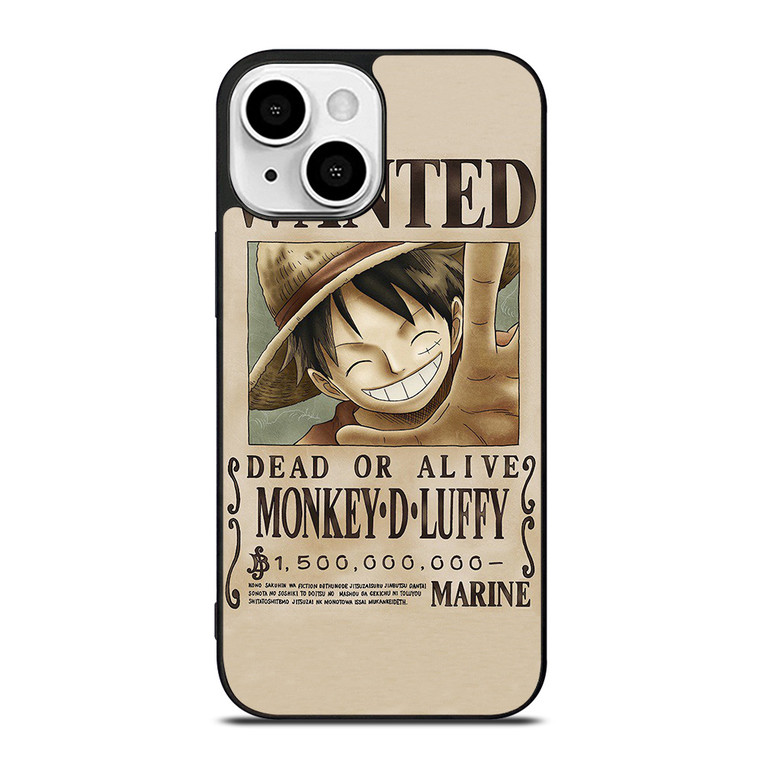 ONE PIECE MONKEY D LUFFY WANTED iPhone 13 Mini Case Cover
