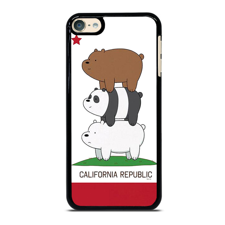 WE BARE BEARS CALIFORNIA REPUBLIC iPod Touch 6 Case Cover