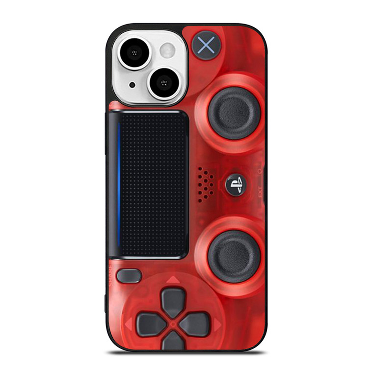 PS4 CONTROLLER PLAY STATION RED iPhone 13 Mini Case Cover