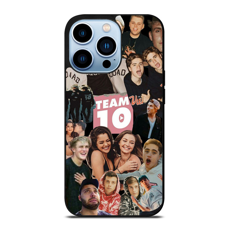 JAKE PAUL TEAM 10 COLLAGE iPhone 13 Pro Max Case Cover