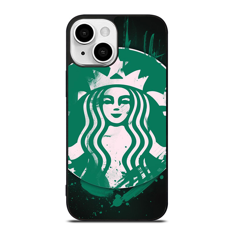 STARBUCKS COFFEE LOGO ART iPhone 13 Mini Case Cover