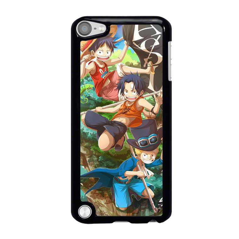 ONE PIECE LUFFY SABO ACE KID iPod Touch 5 Case Cover