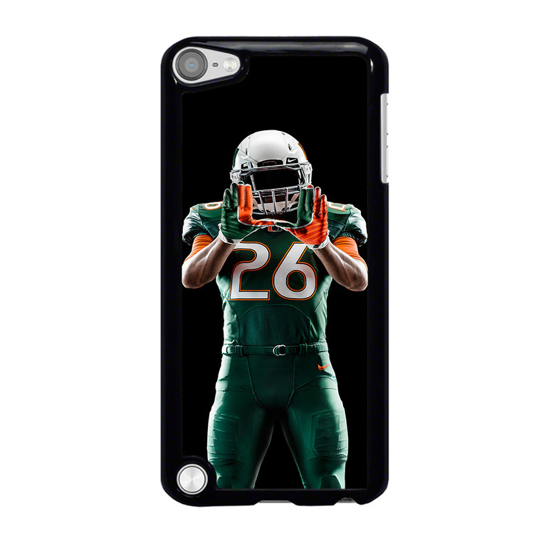 UM MIAMI HURRICANES FOOTBALL iPod Touch 5 Case Cover