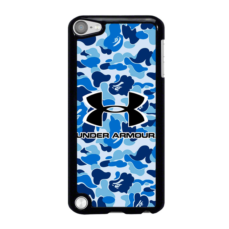 UNDER ARMOUR BLUE CAMO BAPE iPod Touch 5 Case Cover